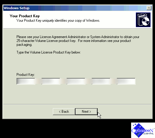 windows server 2003 enterprise edition product key